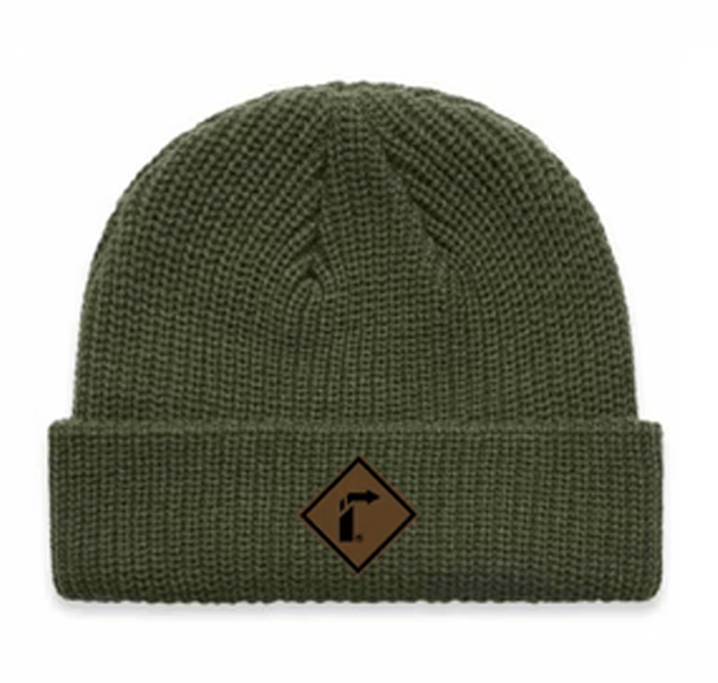 CABLE BEANIE - ARMY GREEN